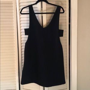 Black dress with cutouts on sides